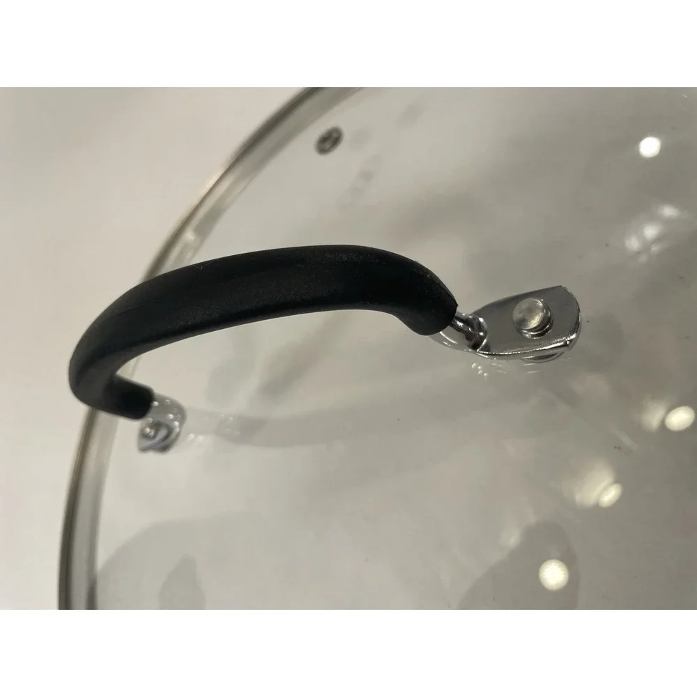 Glass Pot Pan Saucepan Lid Replacement Round Rim: 11.5 in Large Cookware Glass